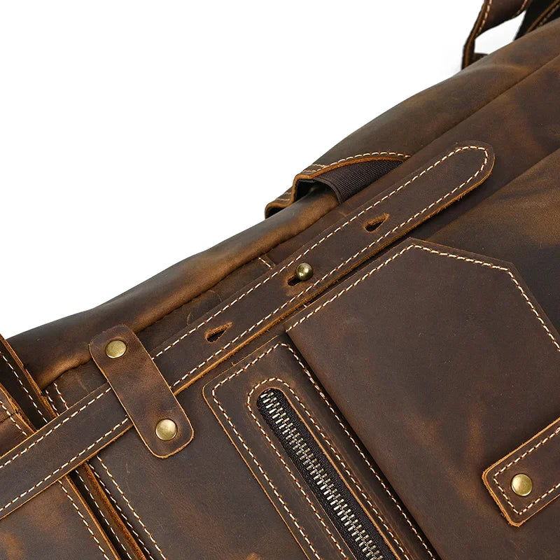 Sac à dos homme cuir marron