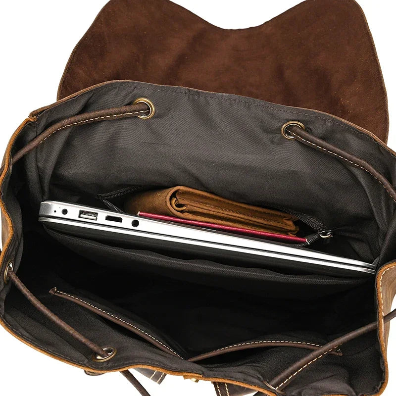 Sac à dos homme cuir vintage