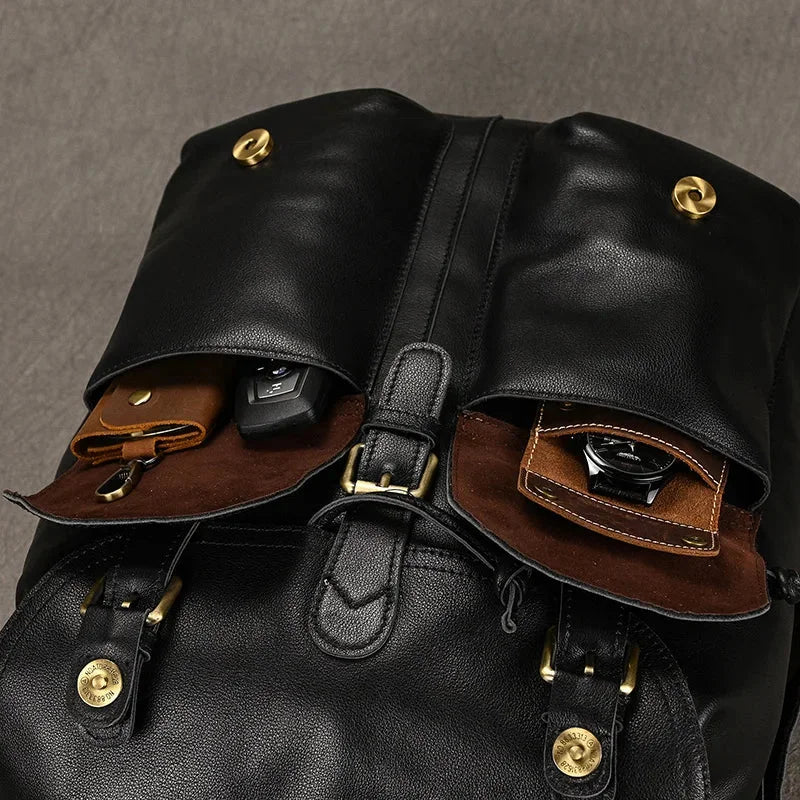 Sac à dos homme cuir vintage