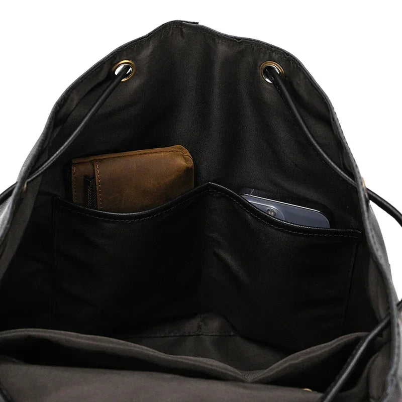 Sac à dos homme cuir vintage