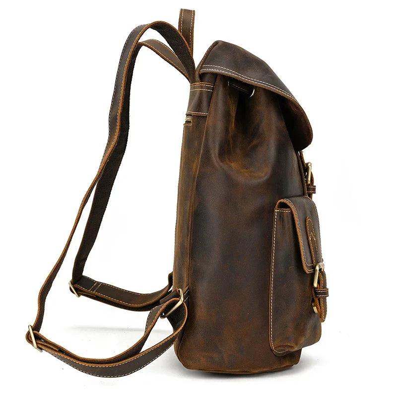 Sac à dos homme cuir vintage