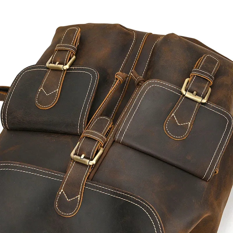 Sac à dos homme cuir vintage