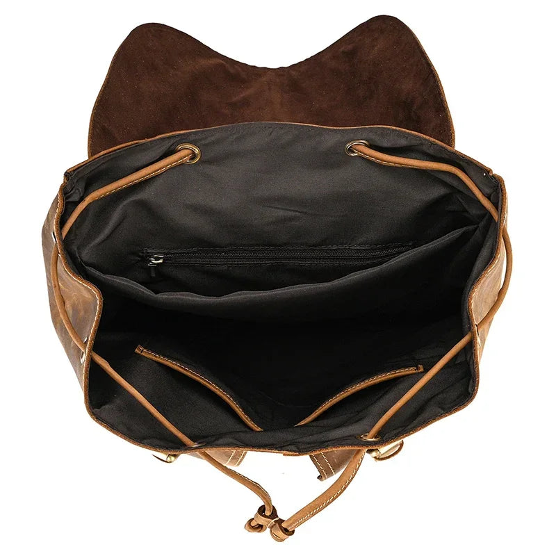 Sac à dos homme cuir vintage