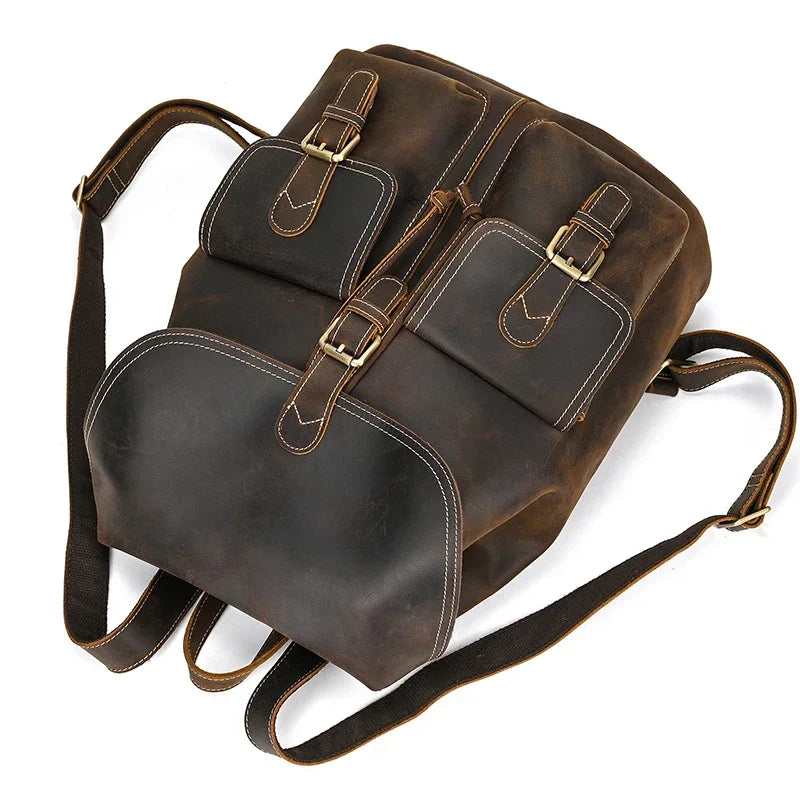 Sac à dos homme cuir vintage