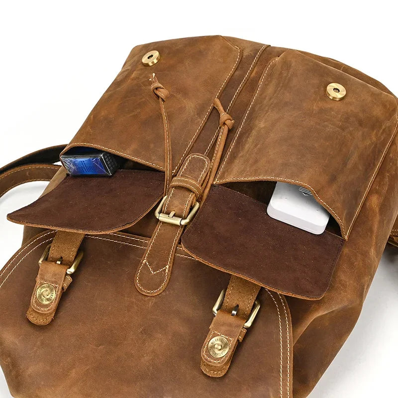 Sac à dos homme cuir vintage