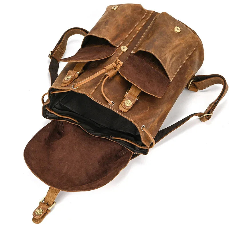 Sac à dos homme cuir vintage