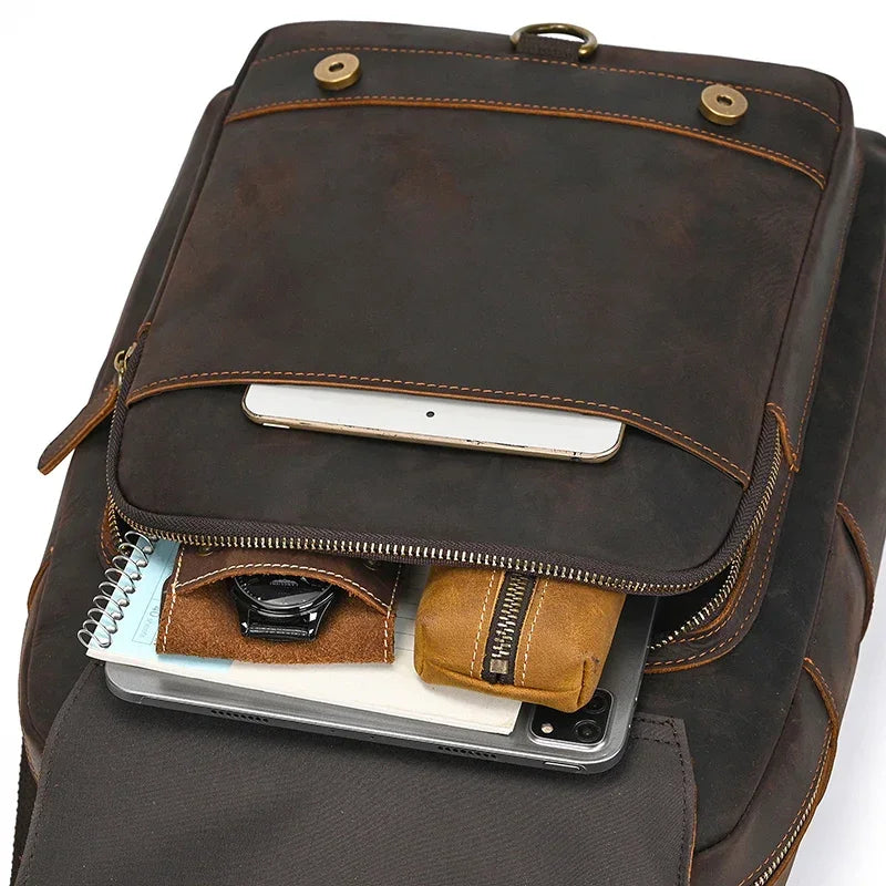 Sac à dos homme en cuir