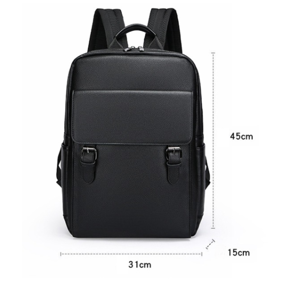 Sac à dos homme noir uni