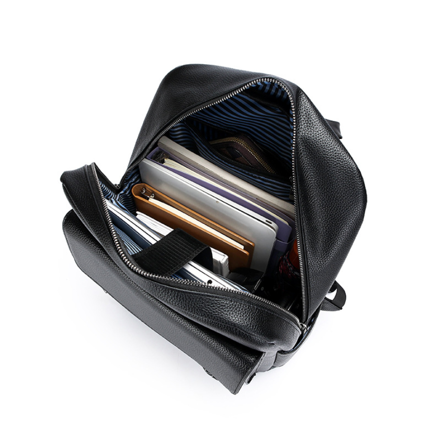 Sac à dos homme noir uni