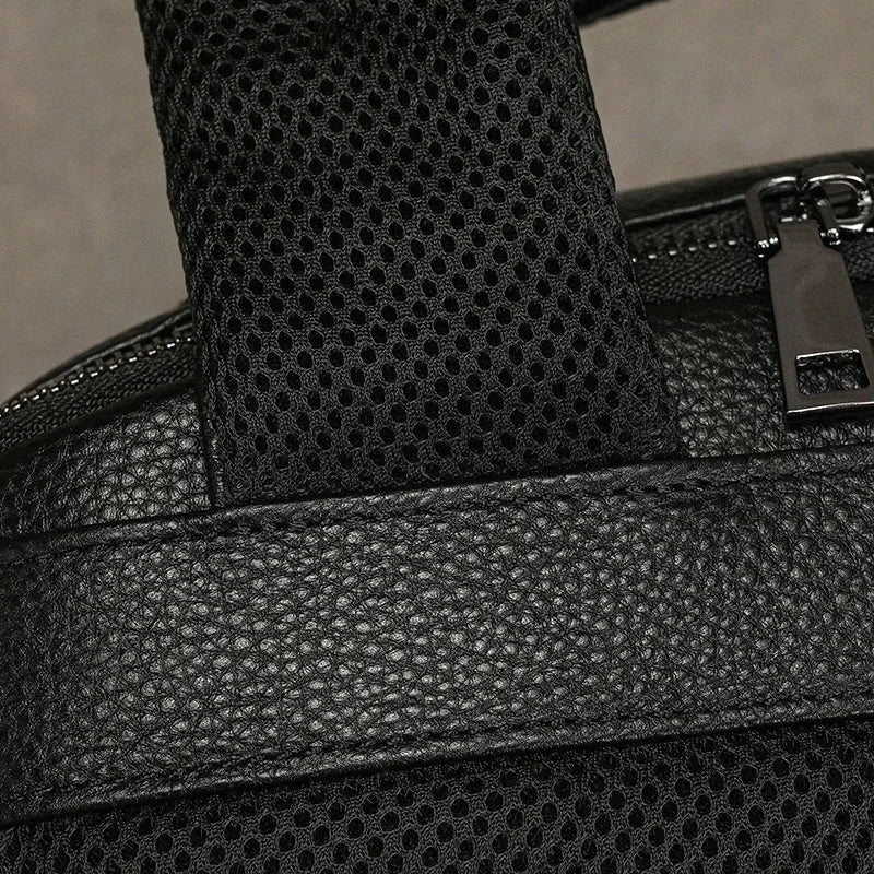 Sac à dos noir cuir