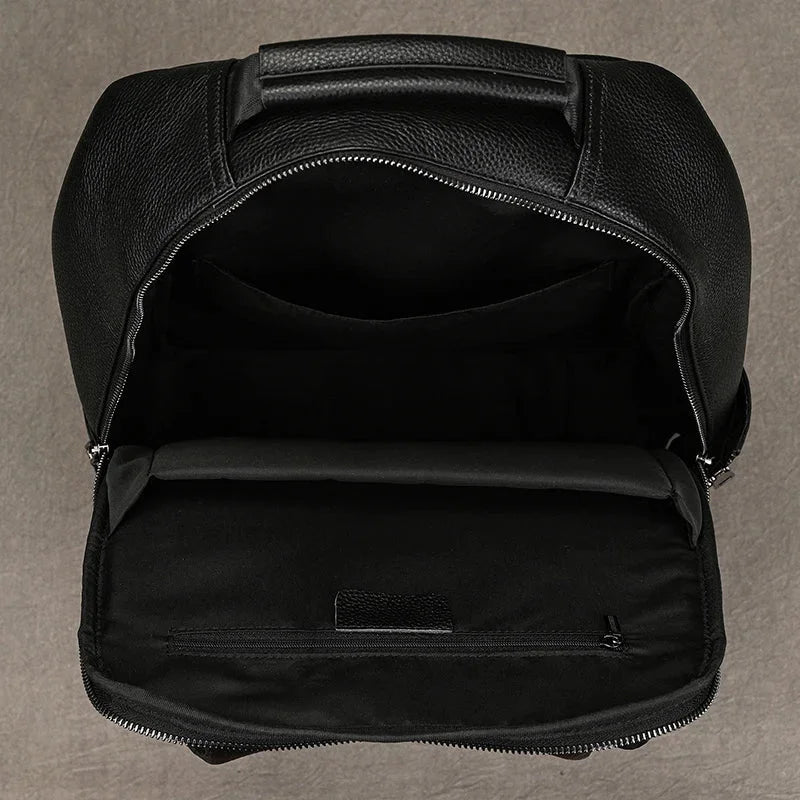 Sac à dos noir cuir