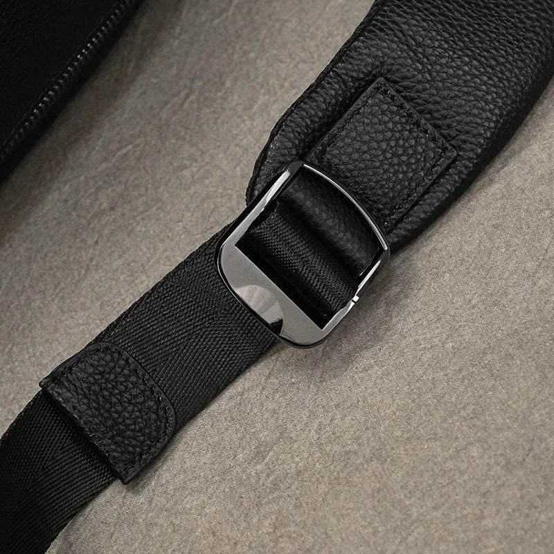 Sac à dos noir cuir