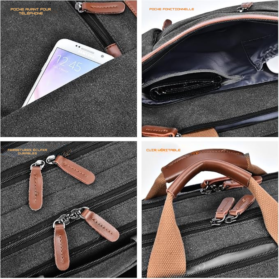 Sac à dos ordinateur convertible