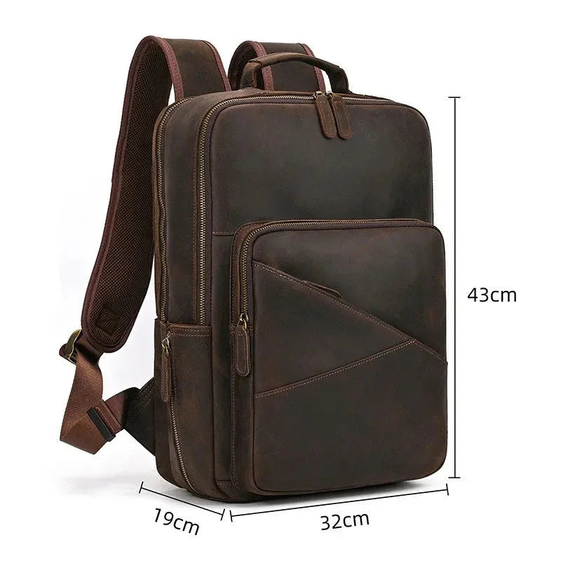 Sac à dos ordinateur cuir homme