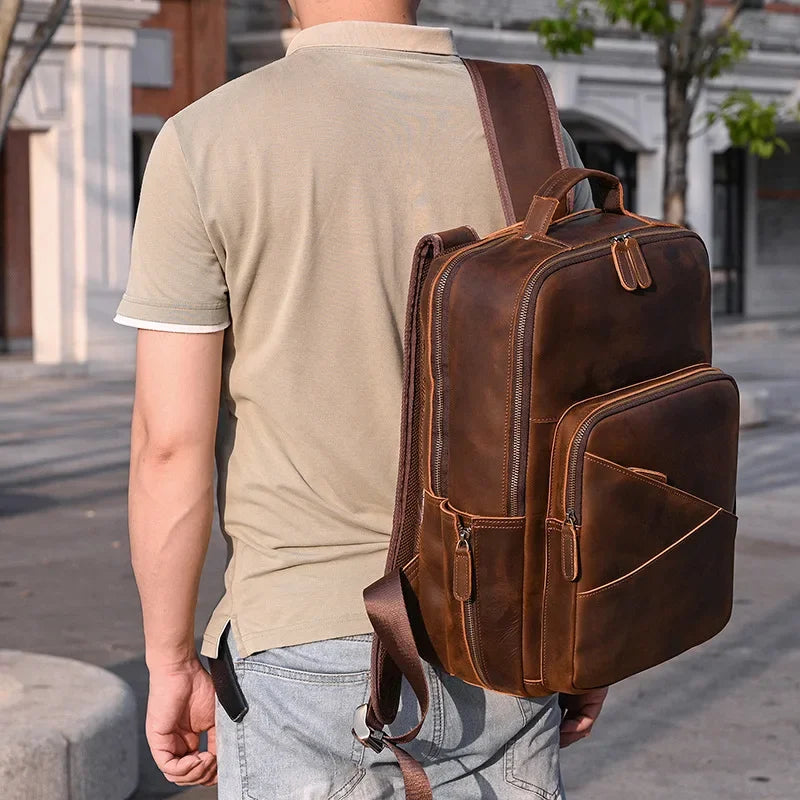 Sac à dos ordinateur cuir homme