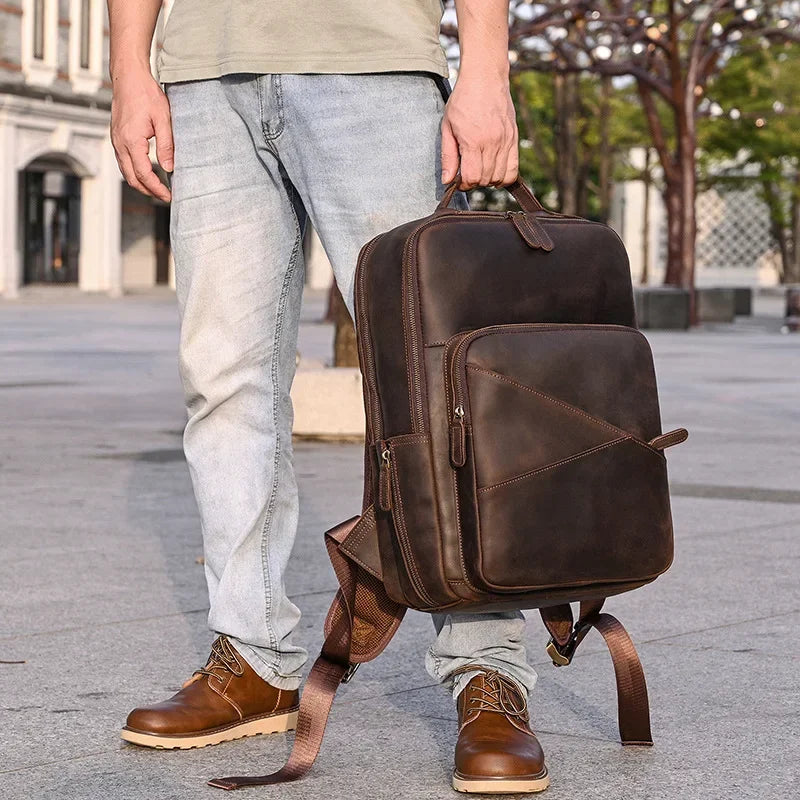 Sac à dos ordinateur cuir homme