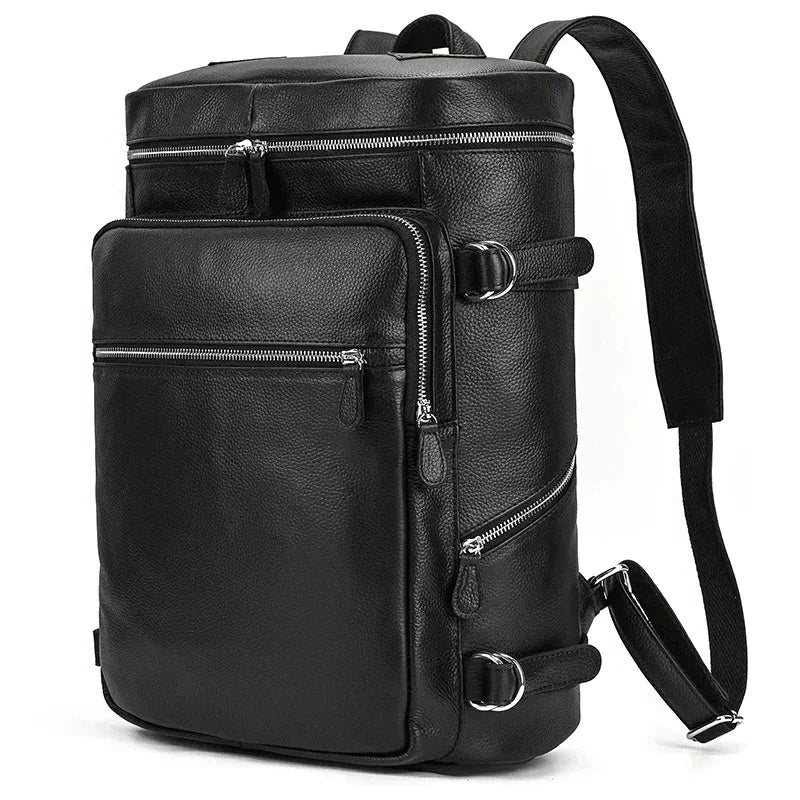 Sac à dos pour homme cuir noir