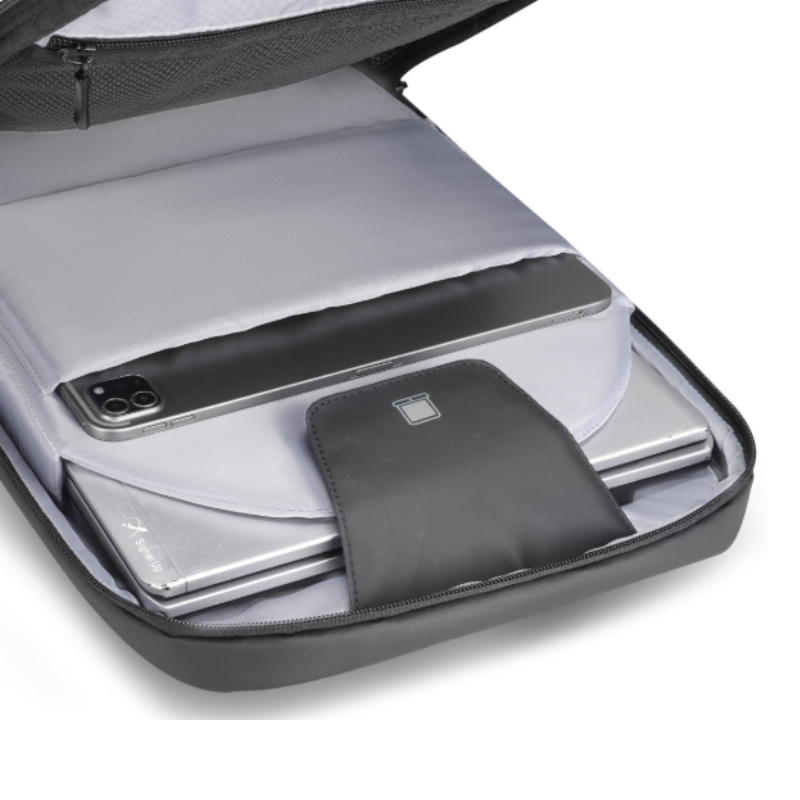 sac a dos pour ordinateur homme gris clair