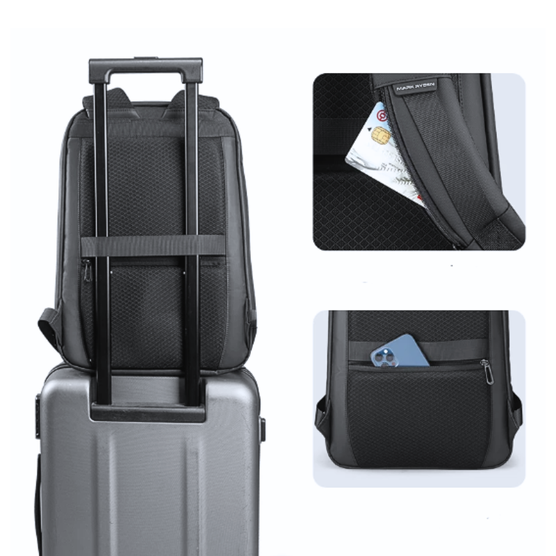 sac a dos pour ordinateur homme gris clair