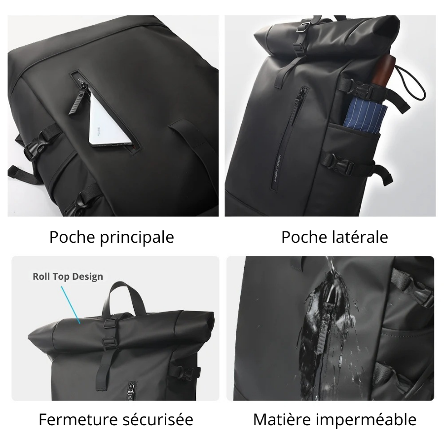 Sac à dos roll top