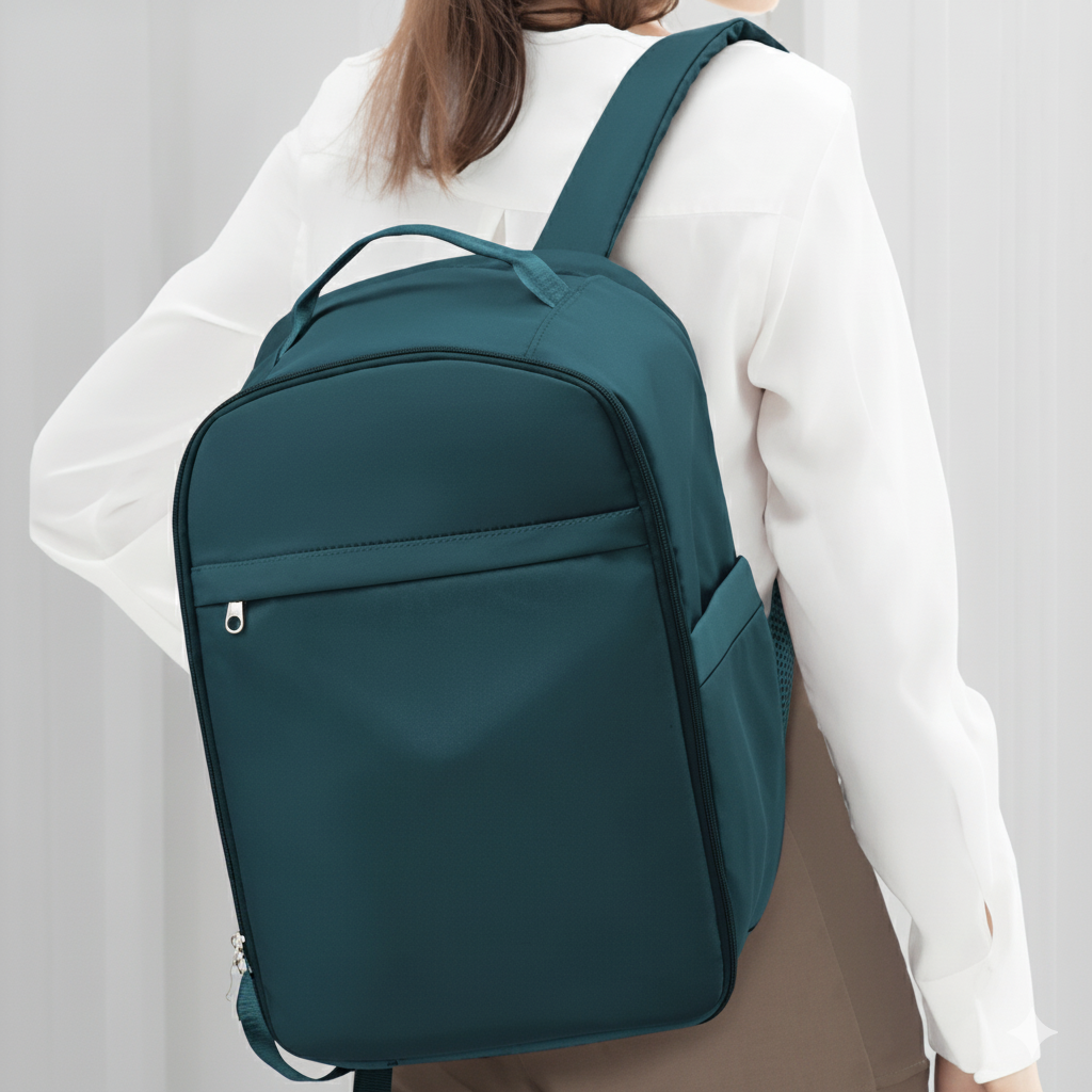 sac a dos valise cabine bleu canard