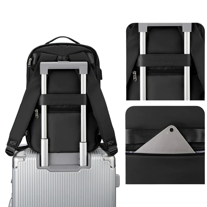 sac a dos valise cabine noir