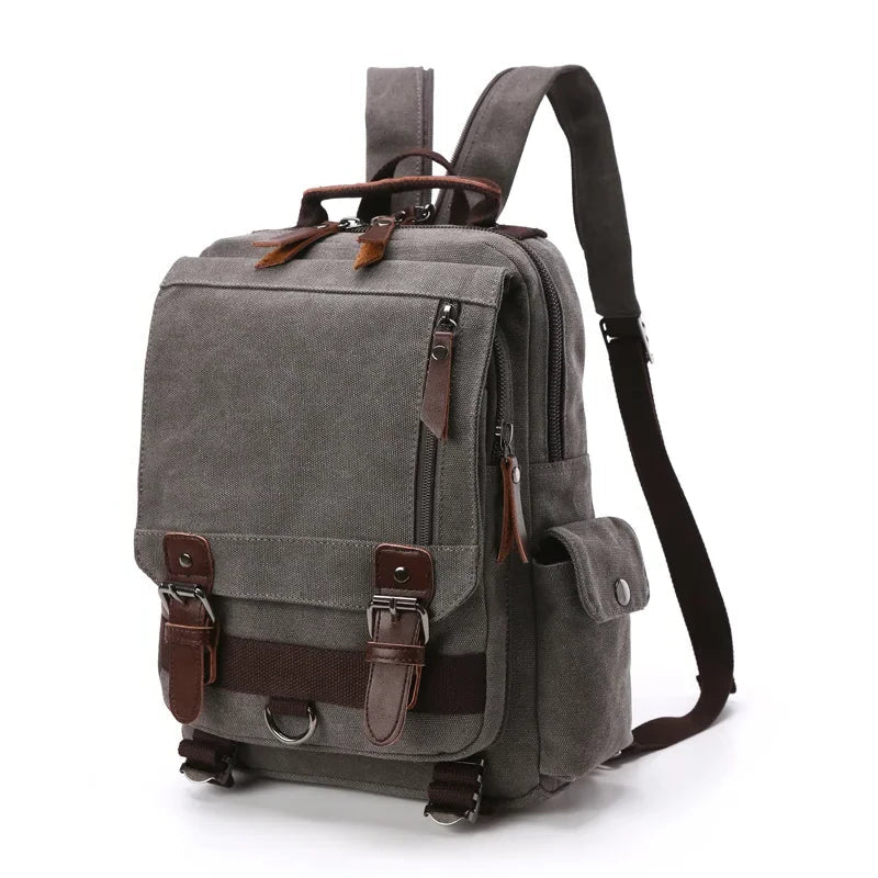 Sac à dos vintage gris