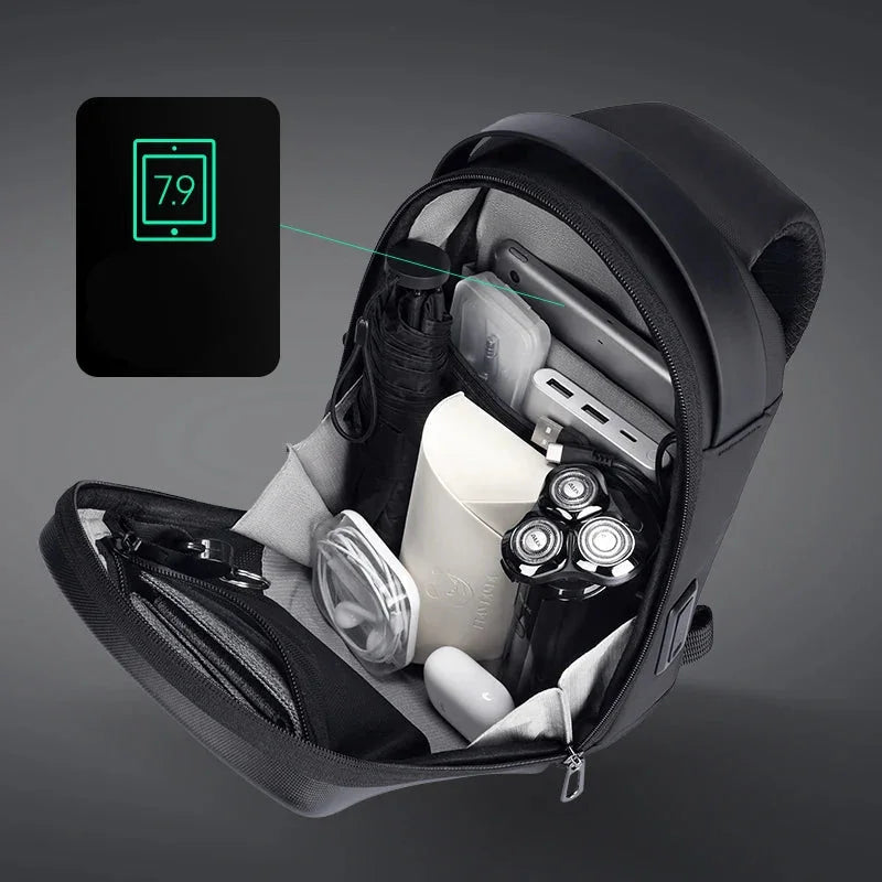 Sac bandoulière homme rigide