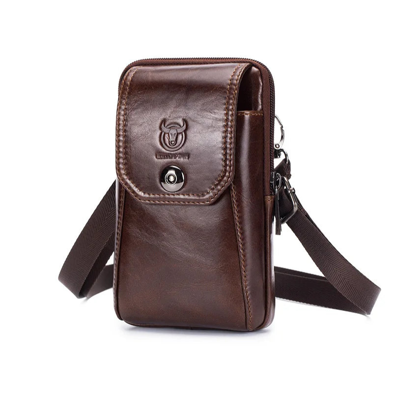 Sac ceinture pour homme marron