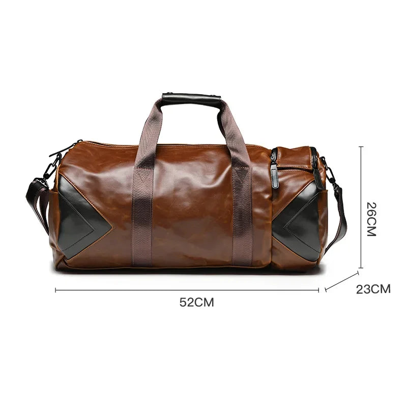 Sac de sport marron