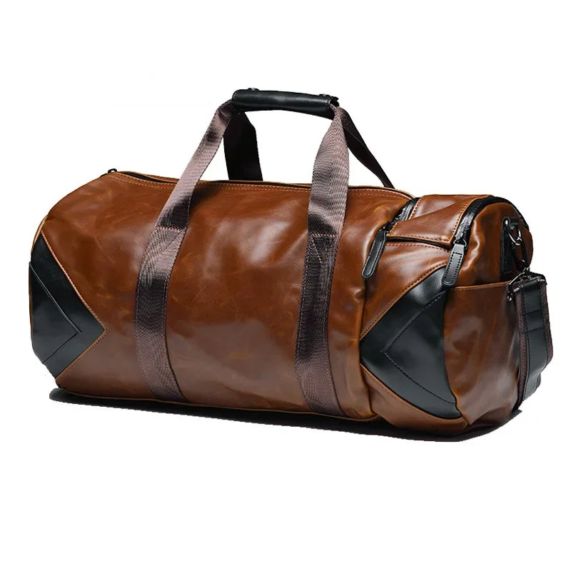 Sac de sport marron