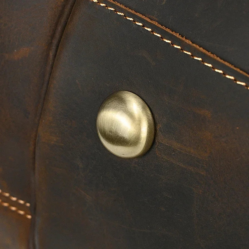 Sac de voyage en cuir pour homme