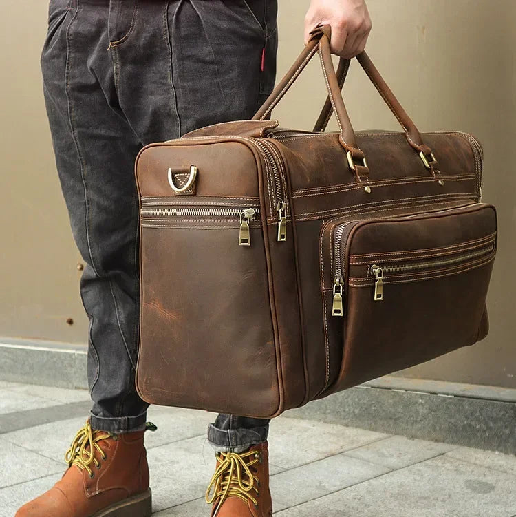 Sac de voyage homme cuir rectangulaire