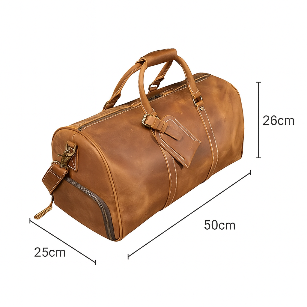 Sac de voyage homme en cuir