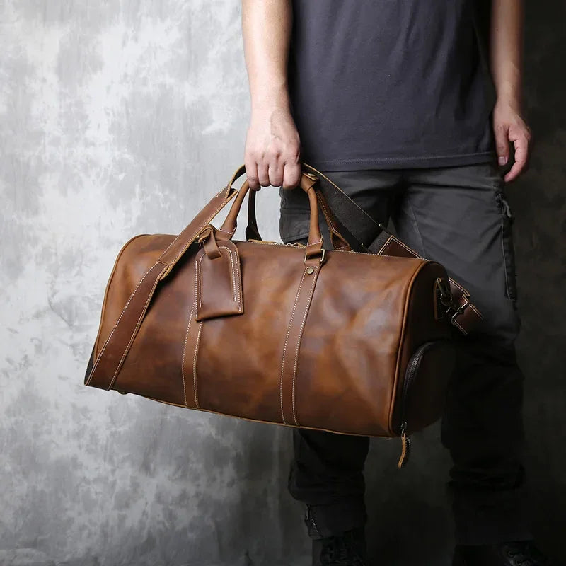 Sac de voyage homme en cuir