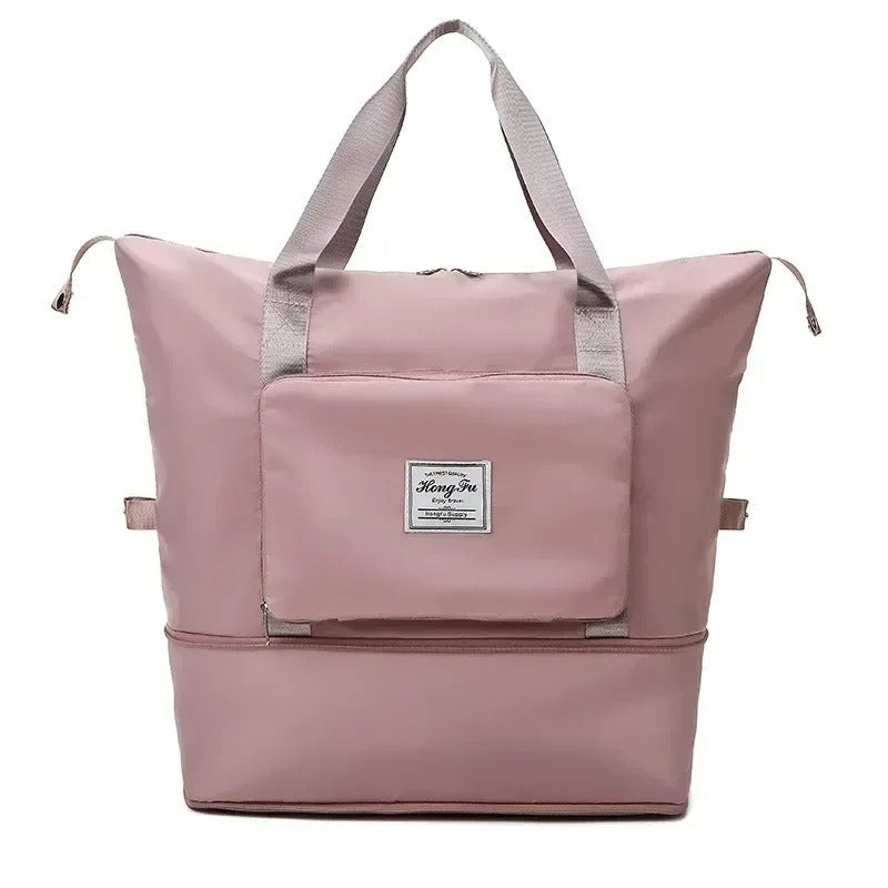 Sac de voyage pliable rose