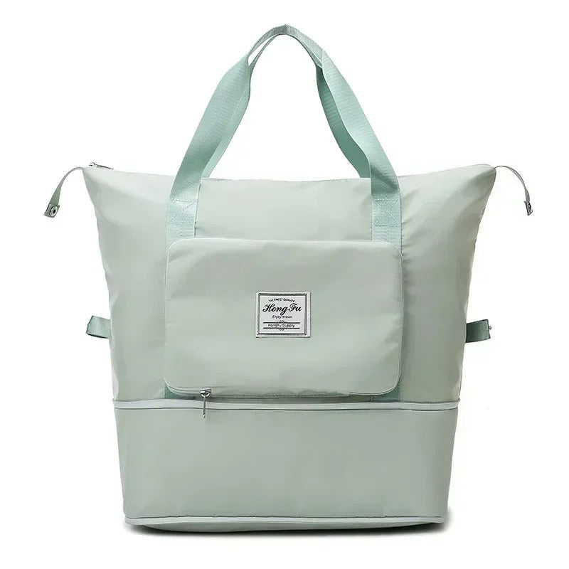 Sac de voyage pliable vert