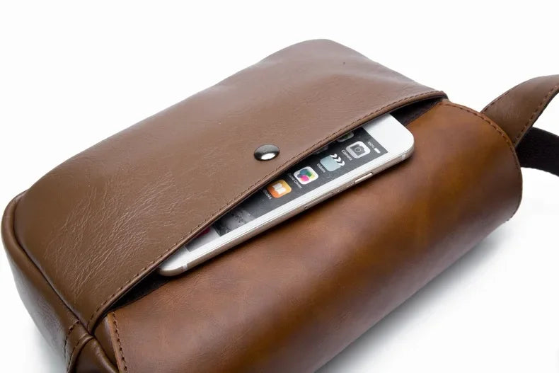 Sacoche à rabat homme