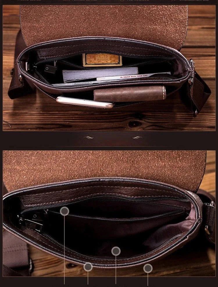 Sacoche à rabat homme