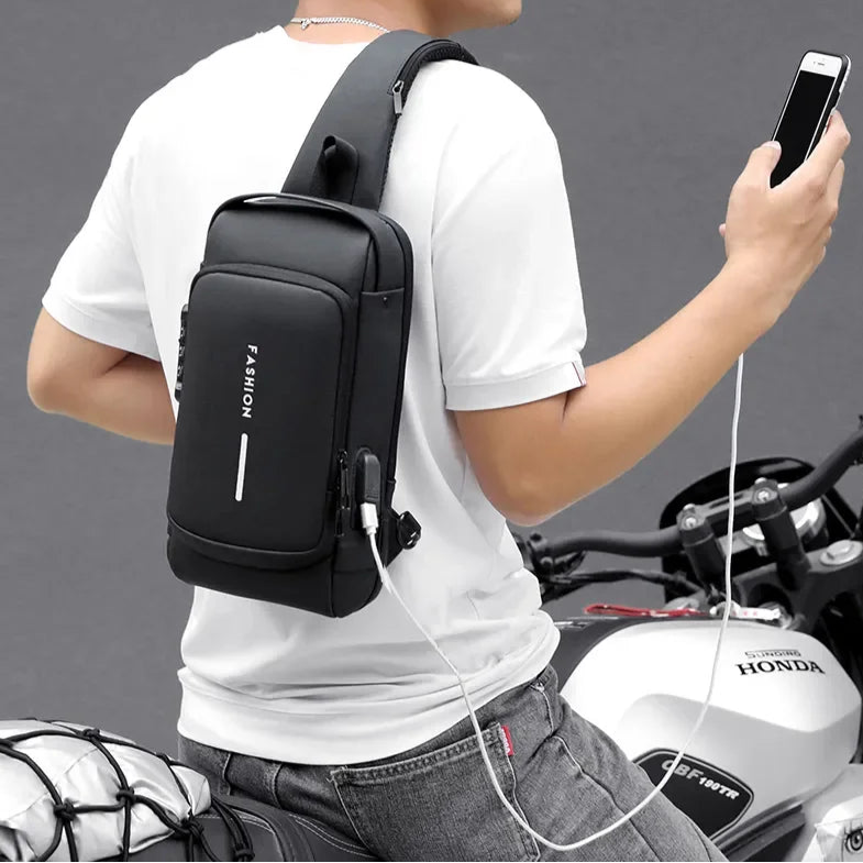 Sacoche antivol homme