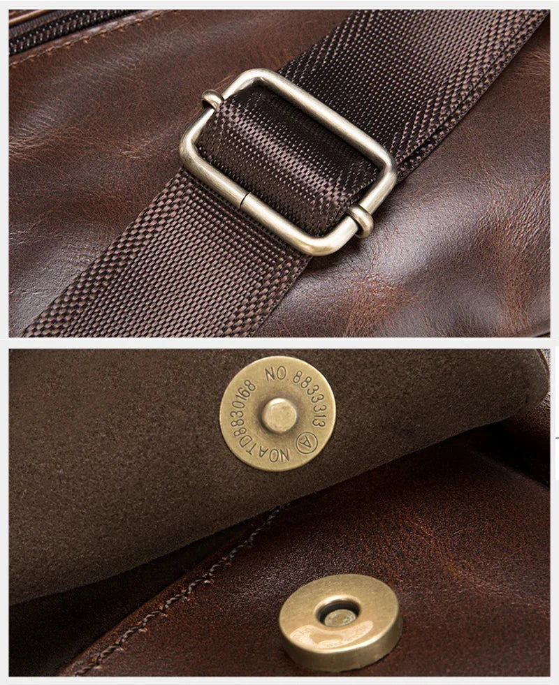 Sacoche banane cuir pour homme