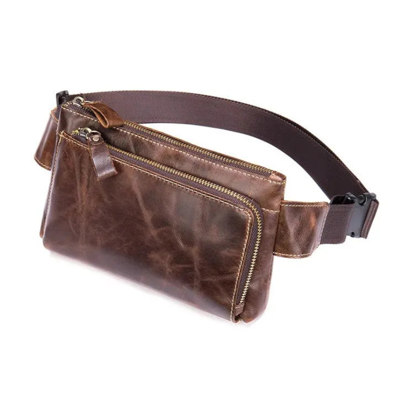 Sacoche banane homme cuir