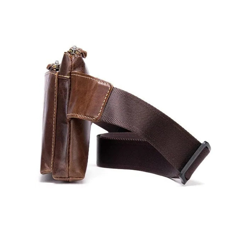 Sacoche banane homme cuir