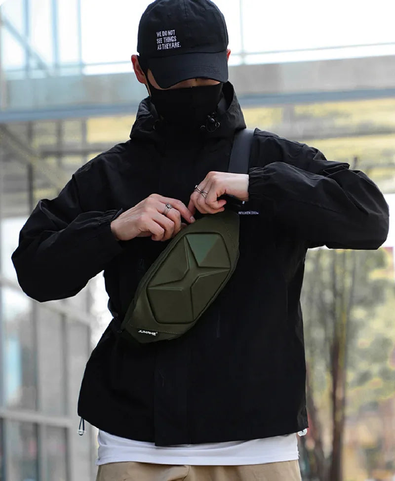 Sacoche banane homme moderne