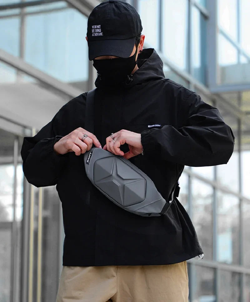 Sacoche banane homme moderne