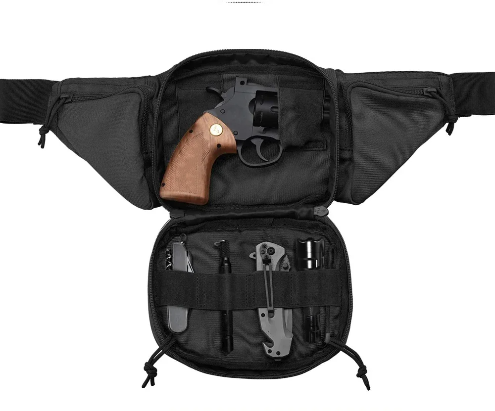 Sacoche banane homme tactique