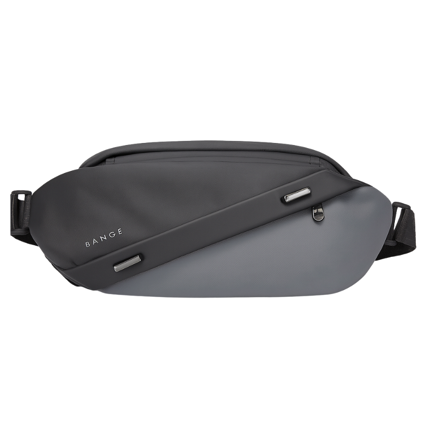 Sacoche banane luxe homme gris