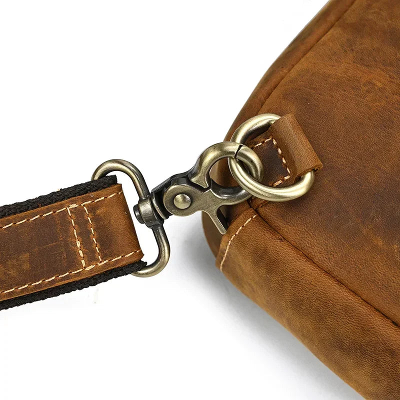 Sacoche bandoulière en cuir pour homme