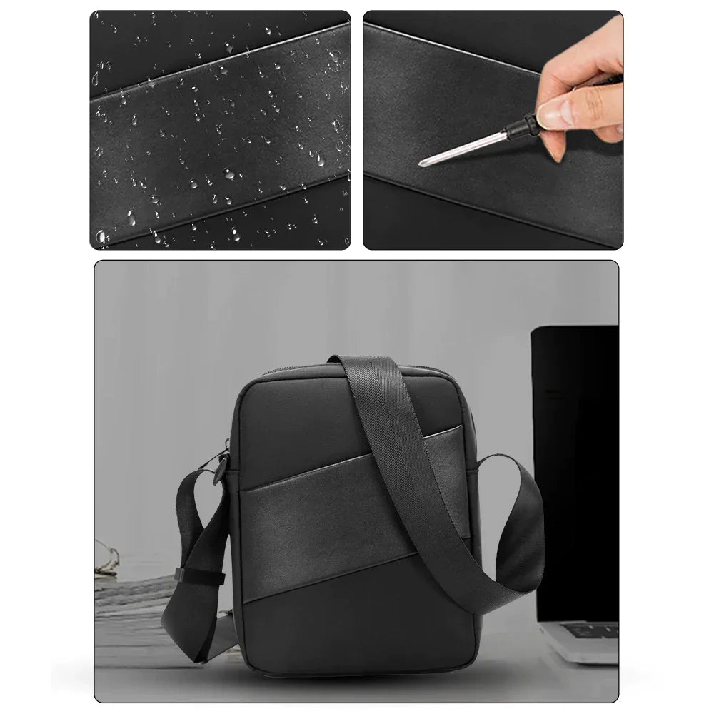 Sacoche bandoulière noir homme