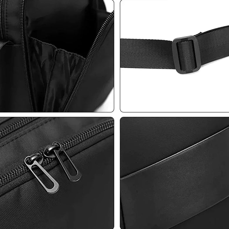 Sacoche bandoulière noir homme